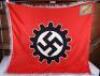 Third Reich NSDAP D.A.F (Deutsches Arbeitsfront) Flag - 7