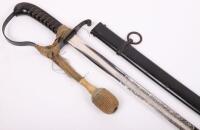 Bavarian Model 1855 Infantry Officers Sword