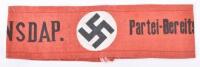 Third Reich NSDAP Partei-Bereitschaft Armband