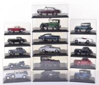 Sixteen Modern Diecast Models