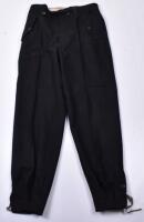 Scarce Pair of Black Panzer Trousers