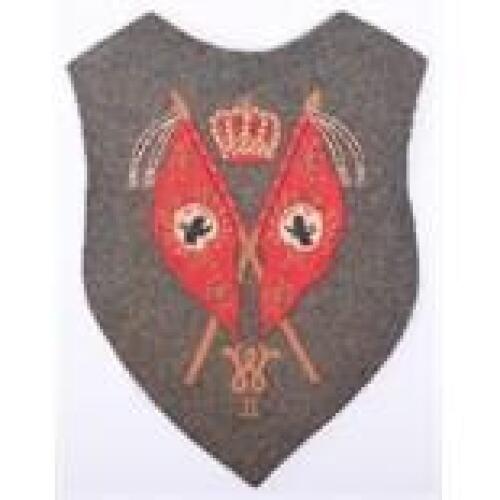 Rare Field Grey Tunic Standard Bearers Cloth Arm Badge