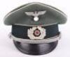 WW2 German Army Infantry Officers Peaked Cap