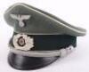 WW2 German Army Infantry Officers Peaked Cap - 8