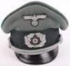 WW2 German Army Administration Officers Peaked Cap - 2