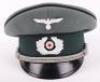 WW2 German Army Pioneer Officers Peaked Cap - 2