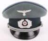 WW2 German Army Medical Officers Peaked Cap - 2