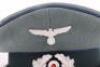 WW2 German Army Medical Officers Peaked Cap - 8