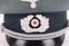 WW2 German Army Medical Officers Peaked Cap - 9