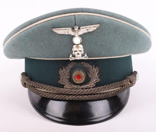 WW2 German Army Infantry Regiment Nr17 Officers Peaked Cap