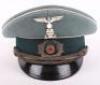 WW2 German Army Infantry Regiment Nr17 Officers Peaked Cap