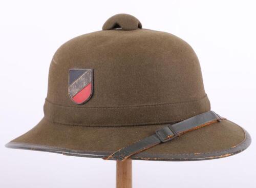 WW2 German Afrikakorps 2nd Pattern Pith (Sun) Helmet