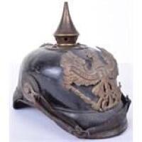 Prussian Enlisted Mans Regimentally Marked Pickelhaube