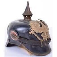 Prussian Fibre Bodied Ersatz Enlisted Mans Pickelhaube