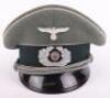WW2 German Army Infantry Officers Peaked Cap - 2