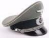 WW2 German Army Infantry Officers Peaked Cap - 3