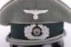 WW2 German Army Infantry Officers Peaked Cap - 10