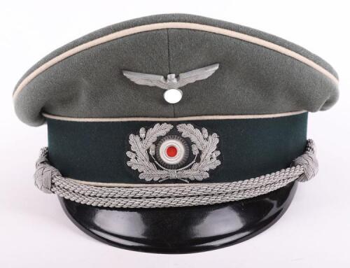 WW2 German Army Infantry Officers Peaked Cap