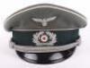 WW2 German Army Infantry Officers Peaked Cap - 2