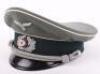 WW2 German Army Infantry Officers Peaked Cap - 6