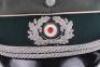 WW2 German Army Infantry Officers Peaked Cap - 7