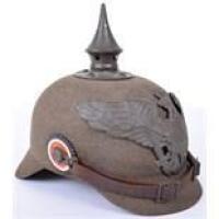 Prussian Garde (Guard) Ersatz Felt Pickelhaube