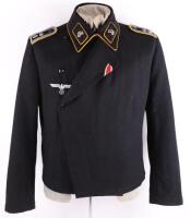 Rare WW2 German Army Panzer Reconnaissance NCO’s Wrapover Tunic