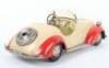 Distler tinplate clockwork BMW Wanderer 2-door Spors car, German circa 1950 - 4