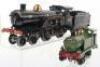 Hornby 0 gauge No.2 4-4-0 LMS locomotive and tender - 2