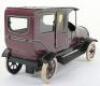 Tinplate clockwork Chauffer Driven Limousine, German circa 1912, - 4