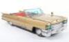 Large Bandai battery operated Golden Cadillac Convertible, 1960s - 3