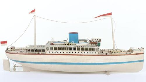 GFN Fleischmann tinplate clockwork Ocean Liner