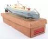 Boxed CK (Japan) tinplate clockwork Diving Submarine, 1930s - 6