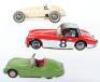 Three tinplate Sports cars, 1950s/70s - 2