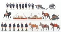 Boxed Britains set 79 Royal Navy Landing Party with Petty Officer