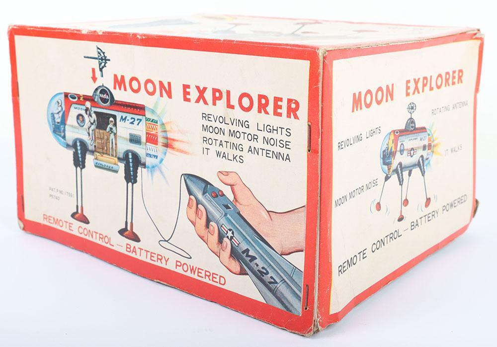 Yonezawa Japanese Fairylight tinplate battery operated NASA Moon Explorer