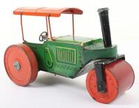 Tinplate clockwork Road Roller, Great Britain 1950s