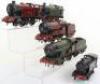 Five Hornby 0 gauge clockwork 0-4-0 locomotives - 2