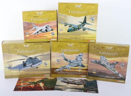 Five Corgi Aviation Archive Aeroplane Die Cast Models