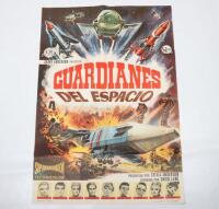 Rare Original Spanish Thunderbirds Are Go Film one Sheet Poster