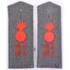 Matched Pair of 31st Field Artillery Regiment M.15 Simplified Field Grey Tunic Shoulder Boards