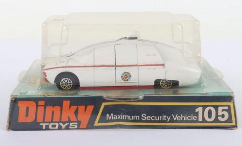 Dinky Toys Bubble Packed 105 Maximum Security Vehicle From Tv Series Captain Scarlet and the Mysterons, 3rd version