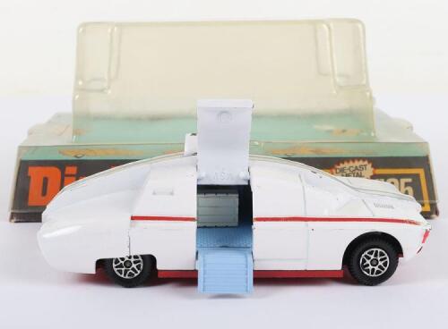 Dinky Toys Bubble Packed 105 Maximum Security Vehicle From Tv Series Captain Scarlet and the Mysterons, scarce light blue interior