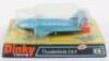 Dinky Toys 106 Thunderbird 2 & 4 From TV series &lsquo;Thunderbirds&rsquo; metallic blue body, black plastic base