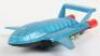 Dinky Toys 106 Thunderbird 2 & 4 From TV series &lsquo;Thunderbirds&rsquo; metallic blue body, black plastic base - 5