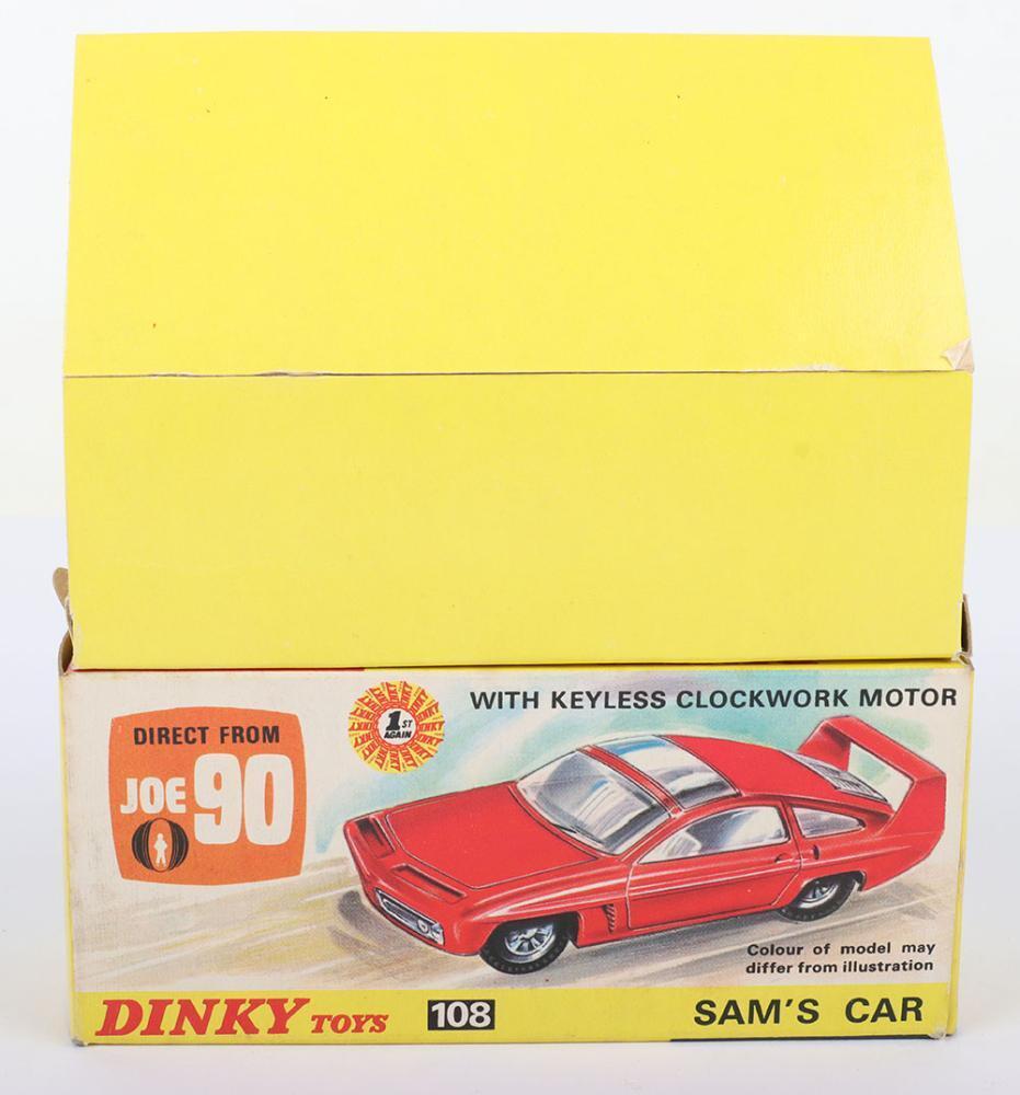 Joe 90 - Dinky Toys n°108 - Sams' Car Chrome avec Sticker Joe 90 - Dinky Toys n°108 - Sams' Car Chrome avec Sticker