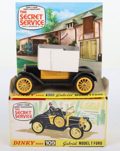 Dinky Toys 109 Gabriel Model T Ford direct from Gerry Andersons &lsquo;The Secret Service&rsquo;