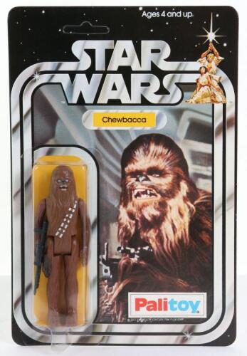 Palitoy Star Wars Chewbacca Vintage Original Carded Figure,