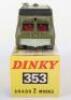 Rare Dinky Toys 1st version 353 Shado 2 Mobile from Gerry Anderson&rsquo;s UFO Tv programme - 6
