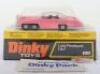 Dinky Toys Boxed 100 Lady Penelope’s FAB 1 From TV series ‘Thunderbirds’ in high plinth bubble pack box